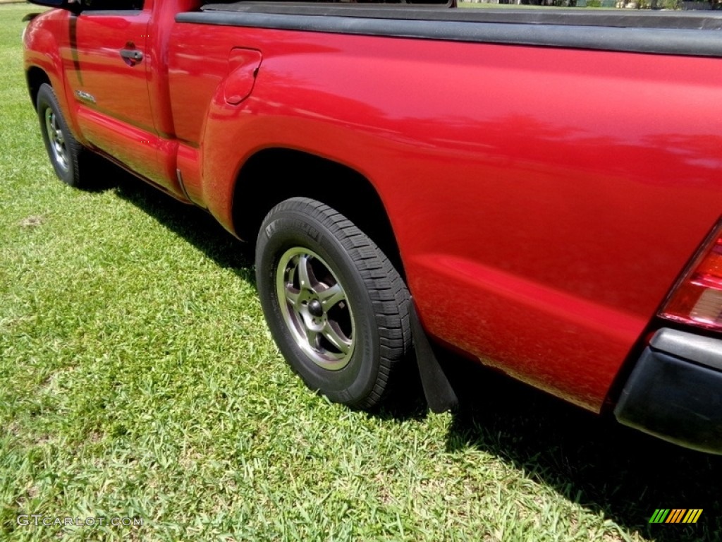 2006 Tacoma Regular Cab - Impulse Red Pearl / Graphite Gray photo #22