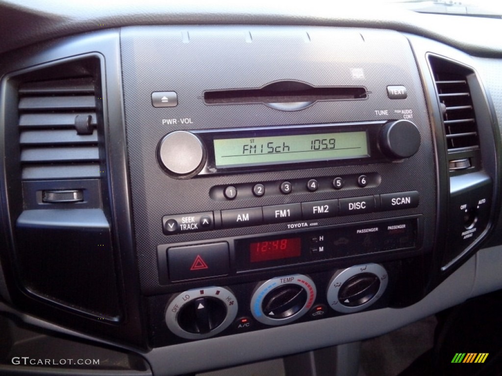2006 Tacoma Regular Cab - Impulse Red Pearl / Graphite Gray photo #23