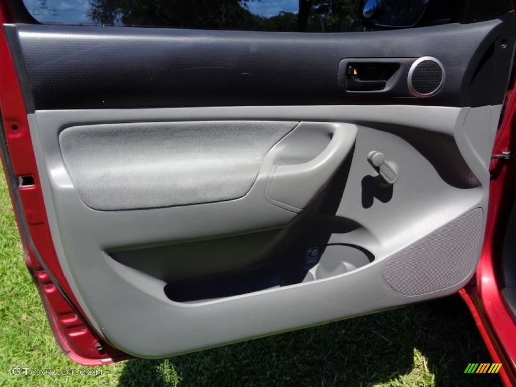 2006 Tacoma Regular Cab - Impulse Red Pearl / Graphite Gray photo #29