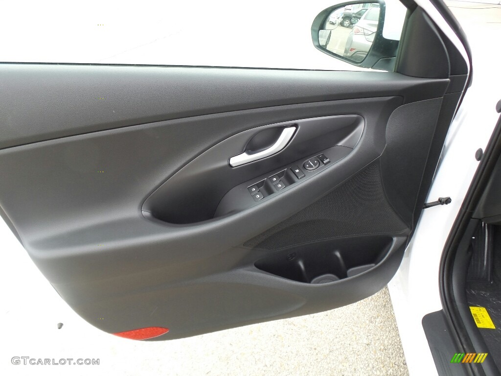 2018 Hyundai Elantra GT Sport Black Door Panel Photo #122515907