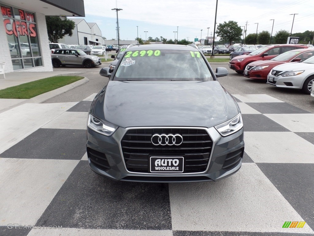 2017 Q3 2.0 TFSI Premium Plus - Monsoon Gray Metallic / Rock Gray photo #2