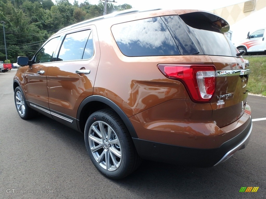2017 Explorer Limited 4WD - Canyon Ridge / Medium Light Camel photo #4