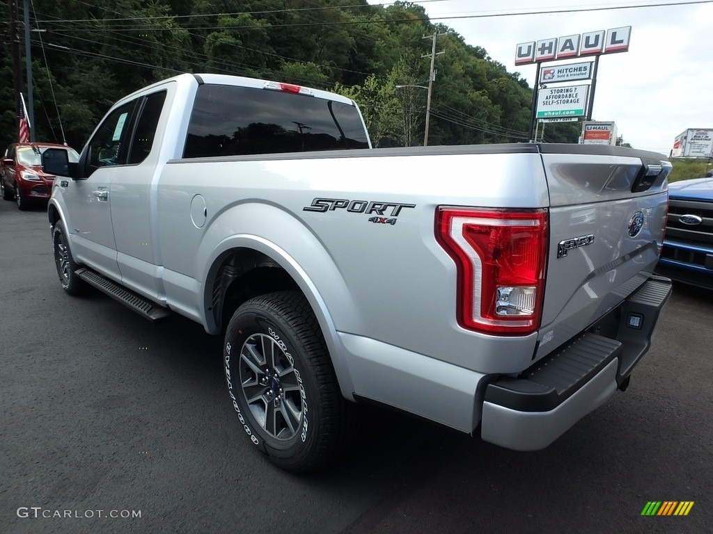 2017 F150 XLT SuperCab 4x4 - Ingot Silver / Black photo #4