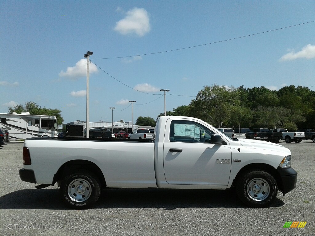 2017 1500 Tradesman Regular Cab 4x4 - Bright White / Black/Diesel Gray photo #6