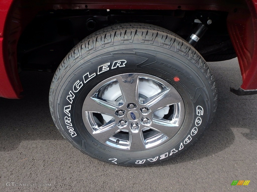 2018 F150 XLT SuperCab 4x4 - Ruby Red / Earth Gray photo #6