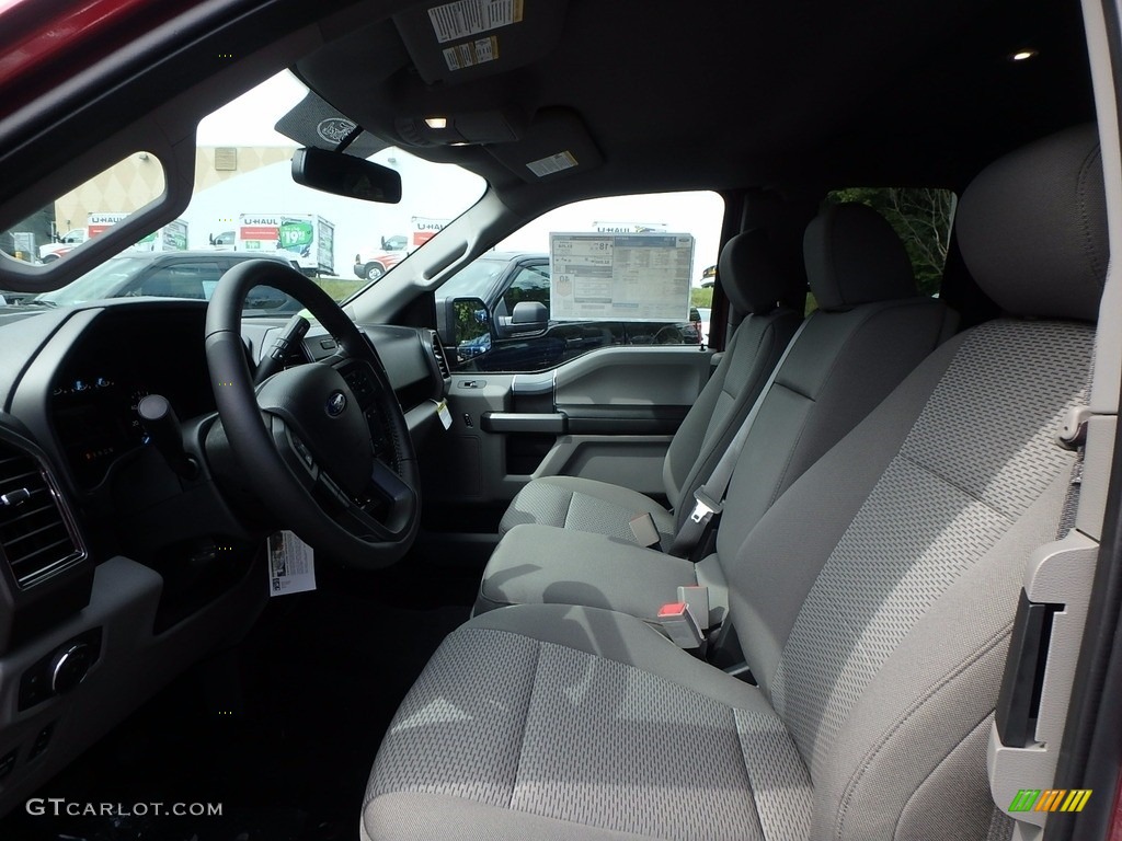 2018 F150 XLT SuperCab 4x4 - Ruby Red / Earth Gray photo #7