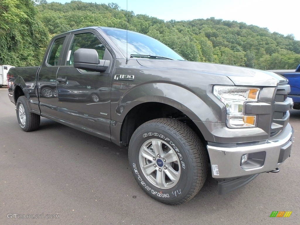 2017 F150 XL SuperCab 4x4 - Lithium Gray / Earth Gray photo #2