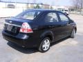 2007 Black Chevrolet Aveo LS Sedan  photo #3