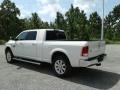 Pearl White - 2500 Laramie Longhorn Mega Cab 4x4 Photo No. 3