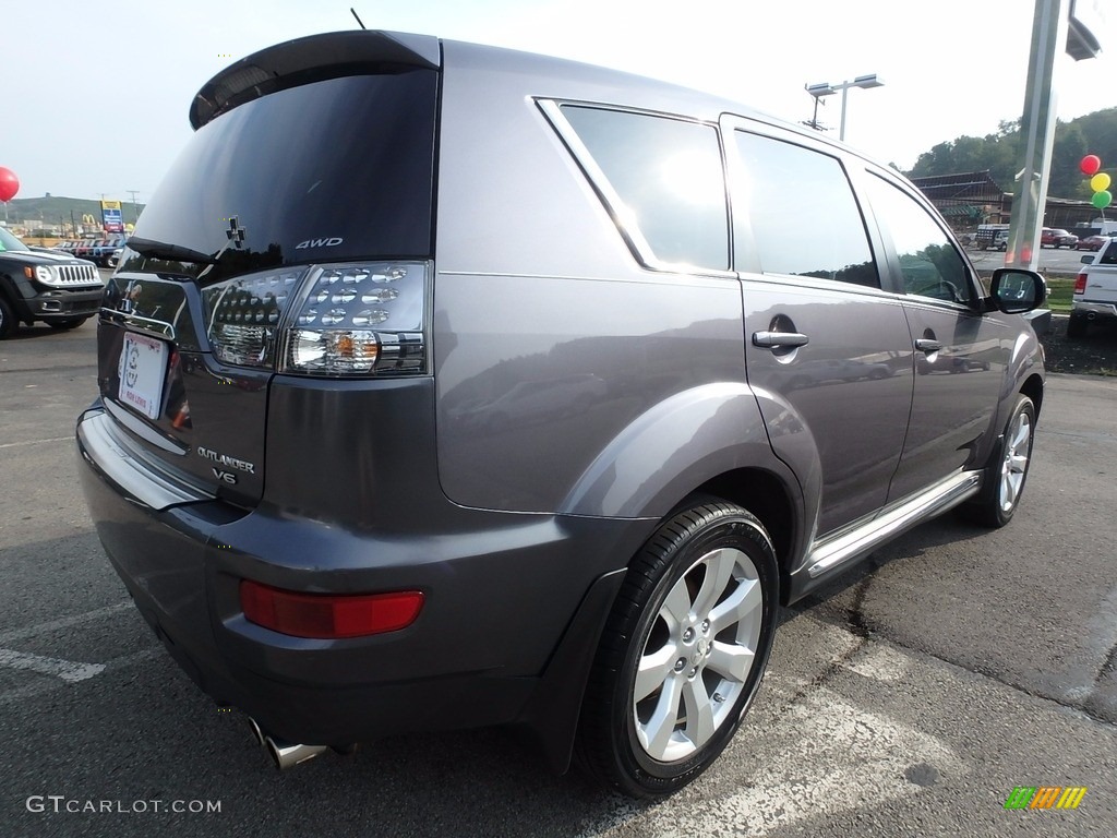 2010 Outlander GT 4WD - Graphite Gray Pearl / Black photo #4