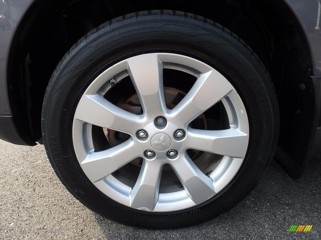 2010 Outlander GT 4WD - Graphite Gray Pearl / Black photo #6