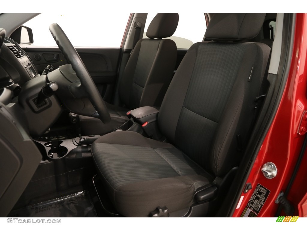 2009 Sportage LX - Volcanic Red / Black photo #5