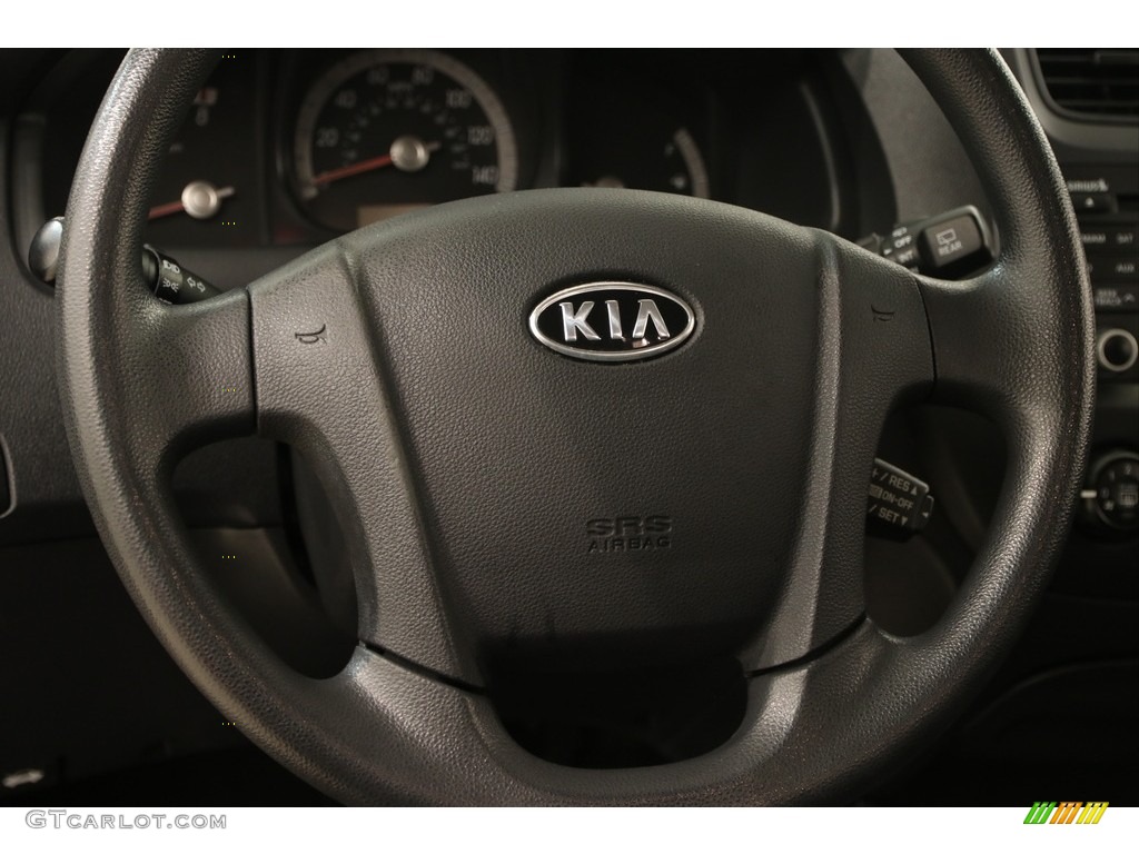 2009 Sportage LX - Volcanic Red / Black photo #6