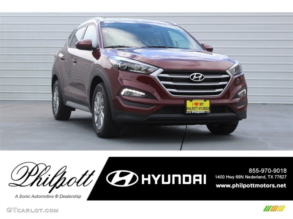 2017 Tucson SE - Ruby Wine / Beige photo #1