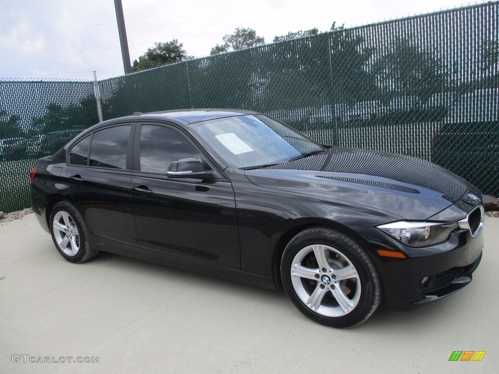 2013 3 Series 320i xDrive Sedan - Jet Black / Black photo #1