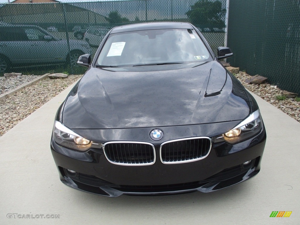 2013 3 Series 320i xDrive Sedan - Jet Black / Black photo #7