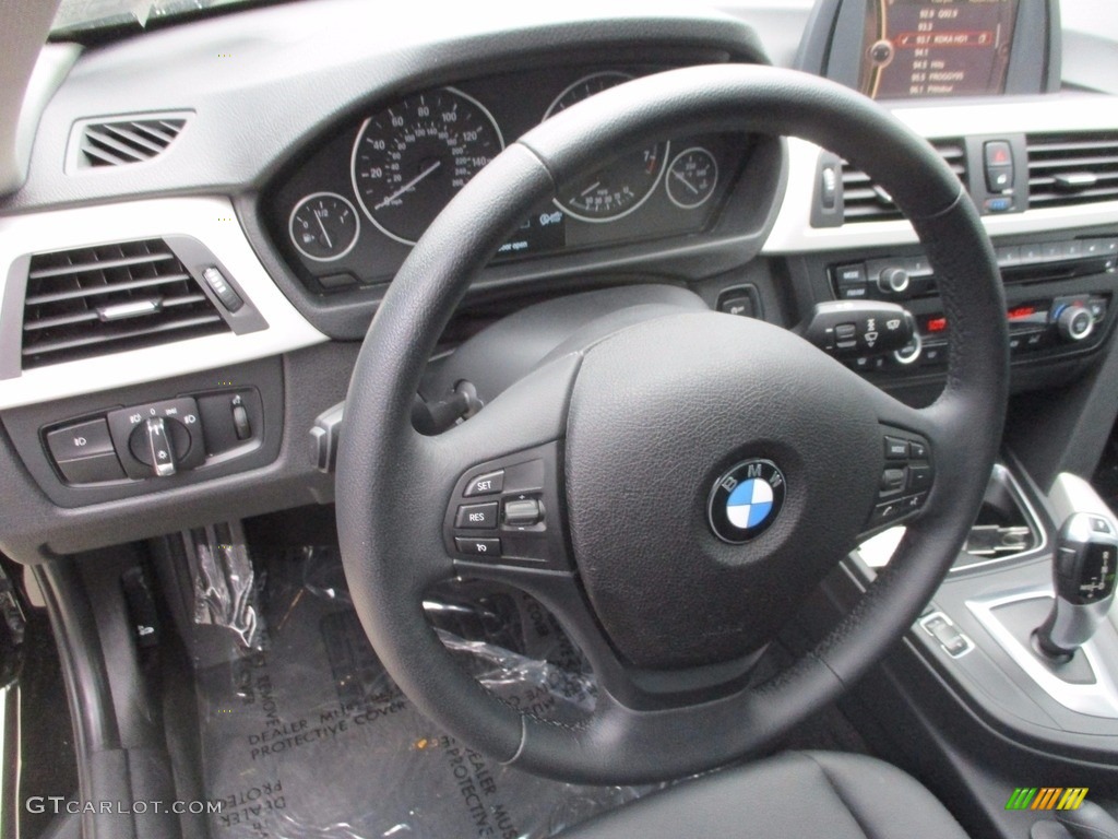 2013 3 Series 320i xDrive Sedan - Jet Black / Black photo #13