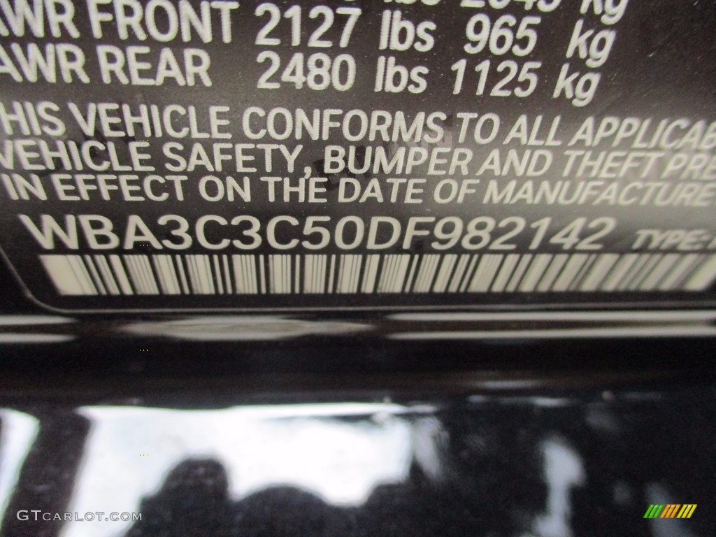 2013 3 Series 320i xDrive Sedan - Jet Black / Black photo #19