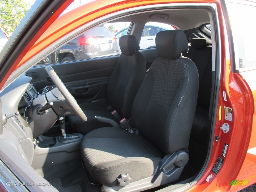 2009 Accent GS 3 Door - Tango Red / Black photo #13