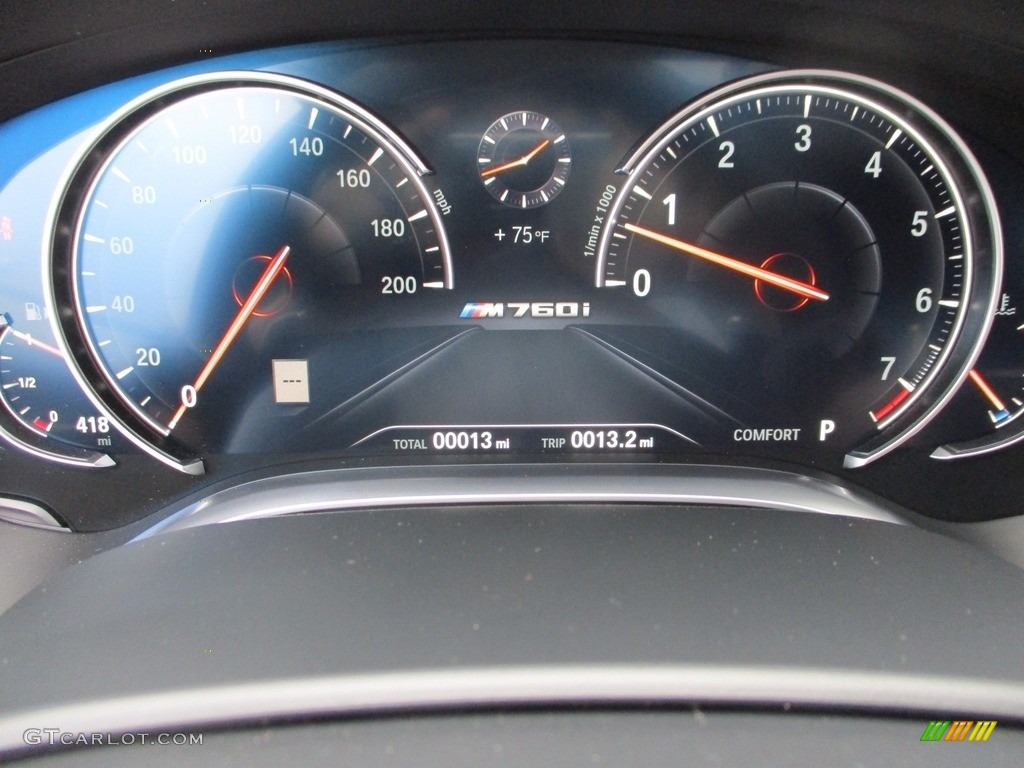 2018 BMW 7 Series M760i xDrive Sedan Gauges Photos