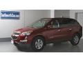 2009 Red Jewel Tintcoat Chevrolet Traverse LT AWD  photo #1