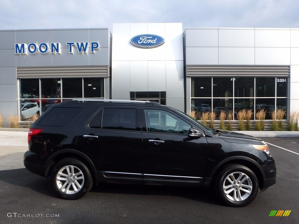 2015 Explorer XLT 4WD - Tuxedo Black / Charcoal Black photo #1