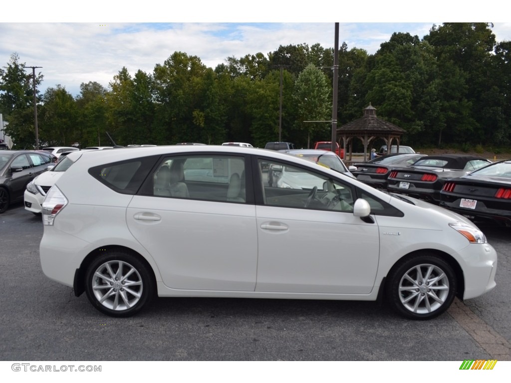 2013 Prius v Three Hybrid - Classic Silver Metallic / Bisque photo #2