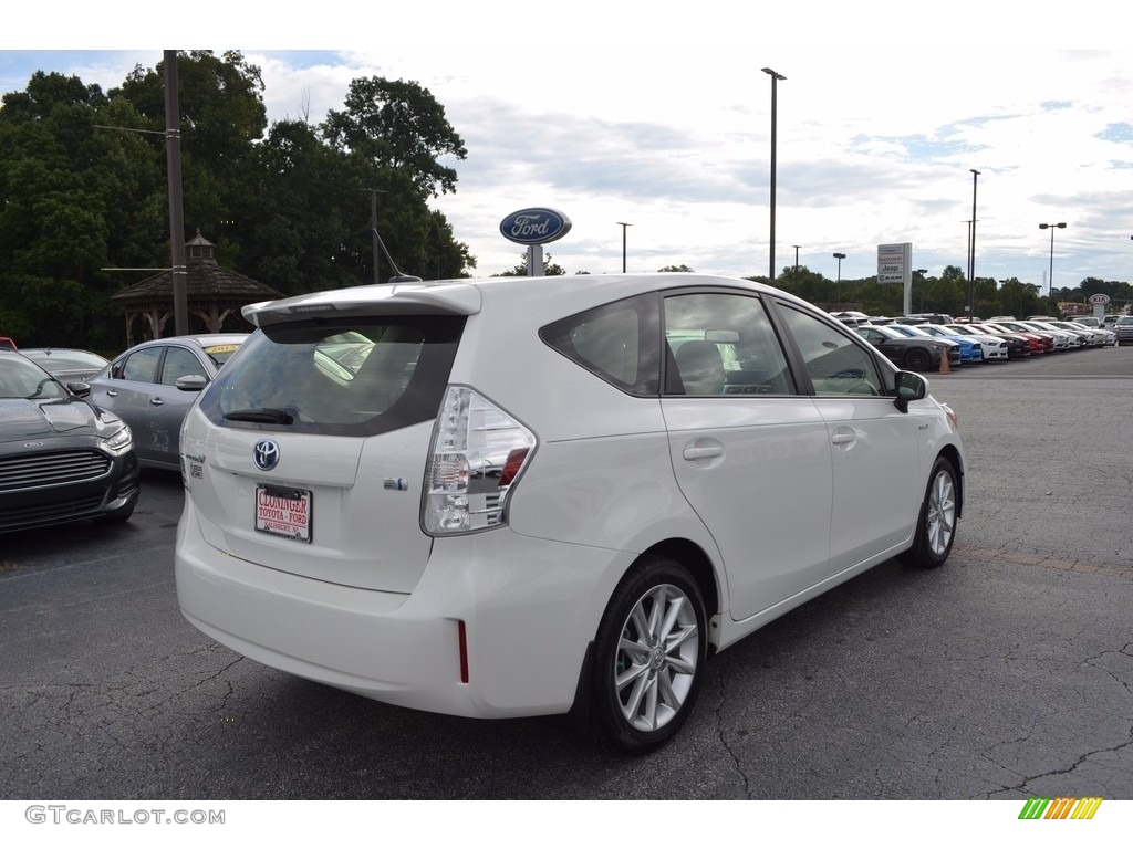 2013 Prius v Three Hybrid - Classic Silver Metallic / Bisque photo #3