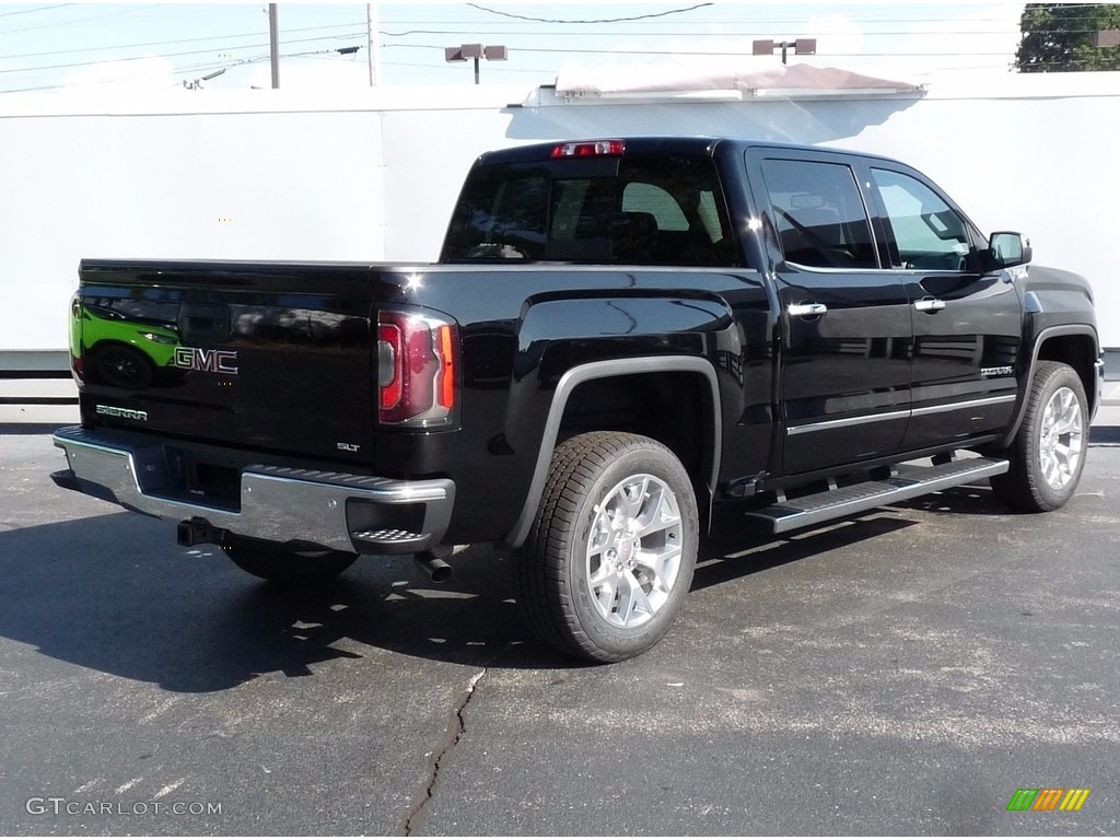 2018 Sierra 1500 SLT Crew Cab 4WD - Onyx Black / Jet Black photo #2
