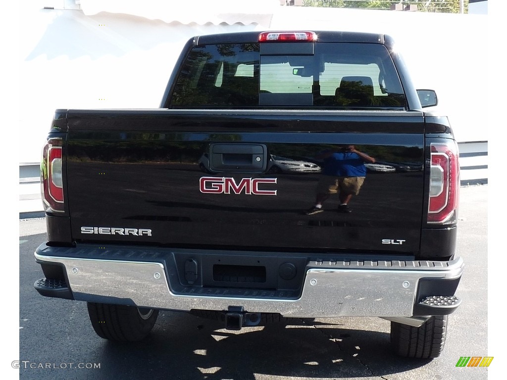 2018 Sierra 1500 SLT Crew Cab 4WD - Onyx Black / Jet Black photo #3
