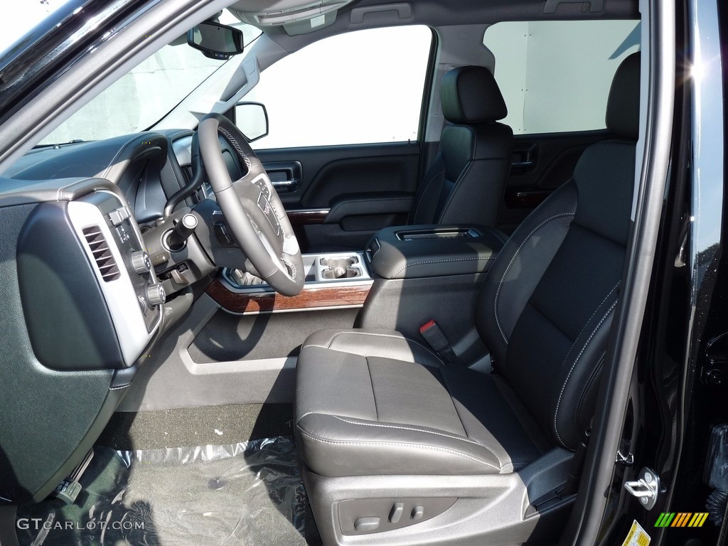 2018 Sierra 1500 SLT Crew Cab 4WD - Onyx Black / Jet Black photo #6