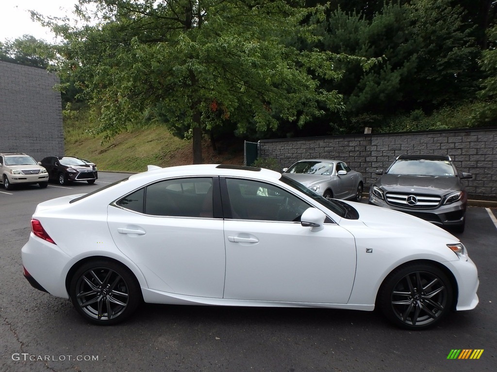 2014 IS 350 AWD - Starfire Pearl / Rioja Red photo #2