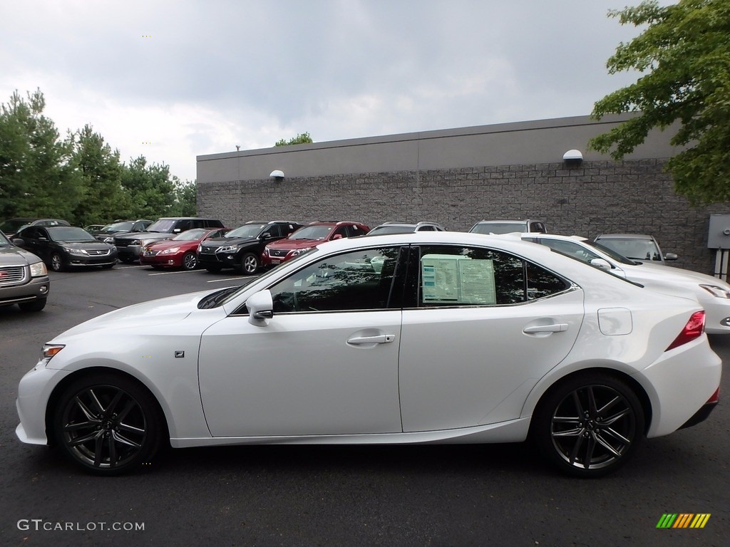 2014 IS 350 AWD - Starfire Pearl / Rioja Red photo #3