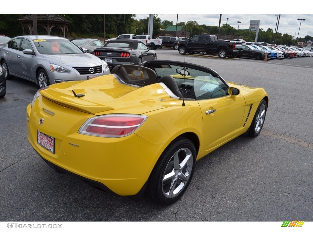 2008 Sky Red Line Roadster - Sunburst Yellow / Black photo #6