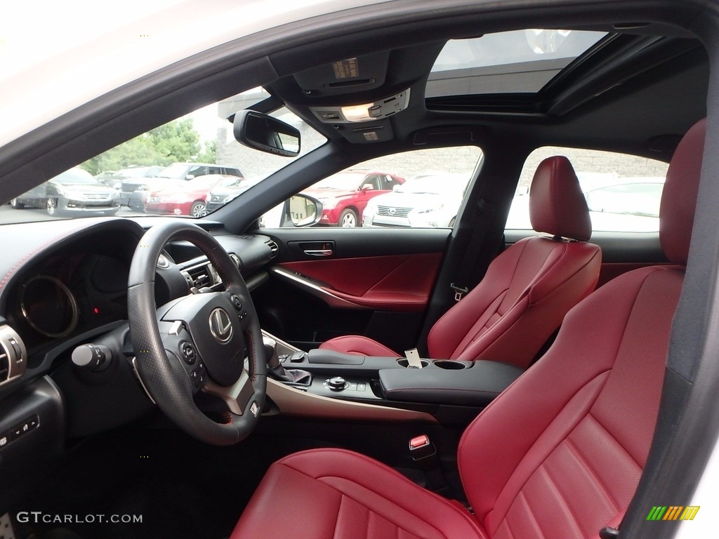 2014 IS 350 AWD - Starfire Pearl / Rioja Red photo #7