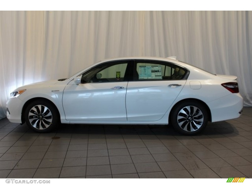 2017 Accord Hybrid EX-L Sedan - White Orchid Pearl / Ivory photo #5