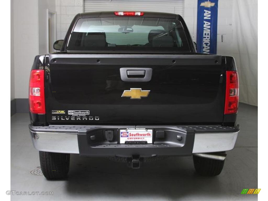 2009 Silverado 1500 Extended Cab 4x4 - Black / Dark Titanium photo #3