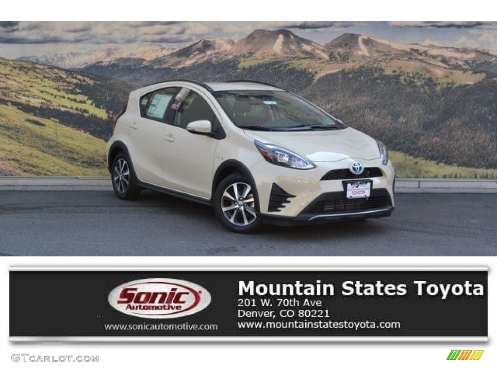 2018 Prius c Two - Sandstorm / Gray/Dark Gray Two-Tone photo #1