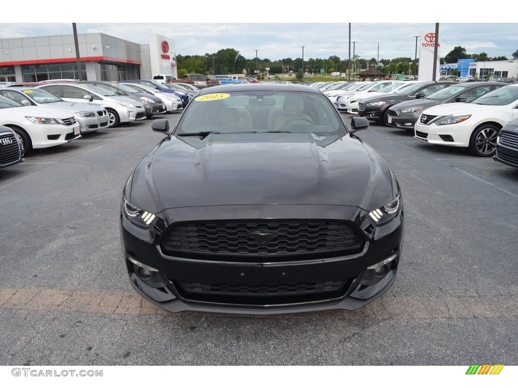 2015 Mustang EcoBoost Coupe - Black / Ceramic photo #23