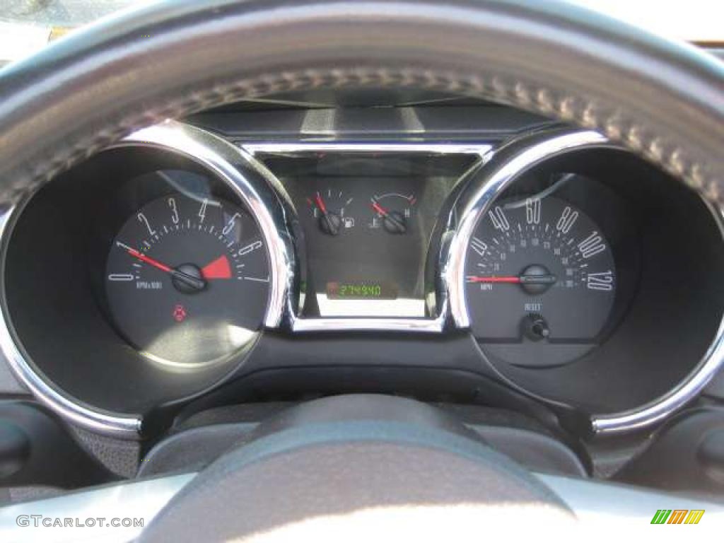 2006 Mustang V6 Premium Convertible - Redfire Metallic / Dark Charcoal photo #8