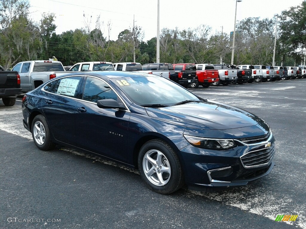 2018 Malibu LS - Blue Velvet Metallic / Jet Black photo #7