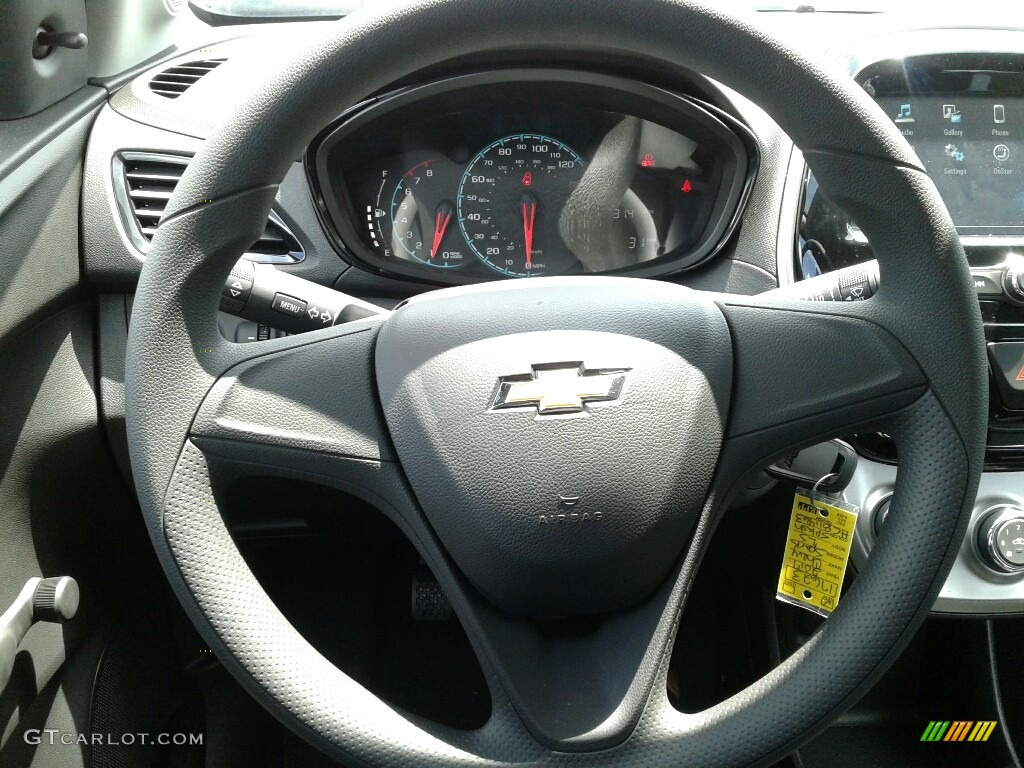 2017 Chevrolet Spark LS Jet Black Steering Wheel Photo #122535430