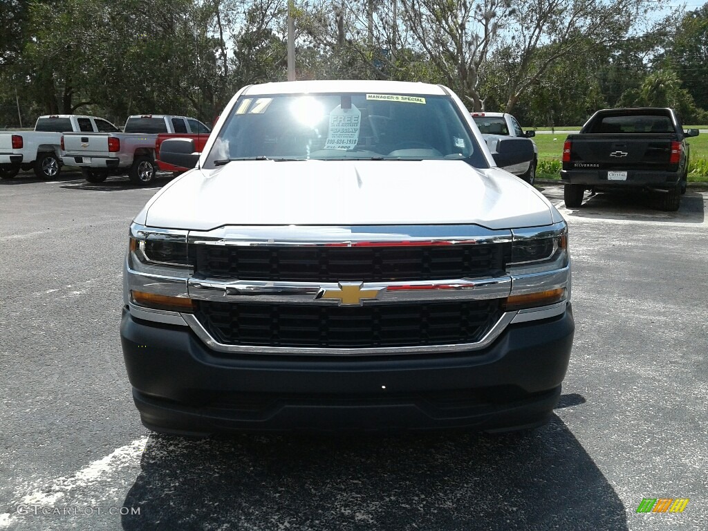 2017 Silverado 1500 WT Crew Cab - Silver Ice Metallic / Dark Ash/Jet Black photo #8