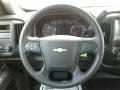 Dark Ash/Jet Black 2017 Chevrolet Silverado 1500 WT Crew Cab Steering Wheel