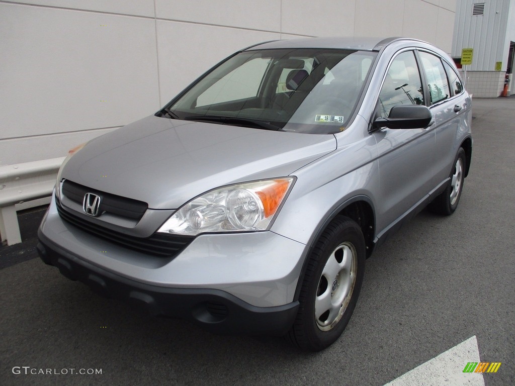2007 CR-V LX 4WD - Whistler Silver Metallic / Gray photo #9