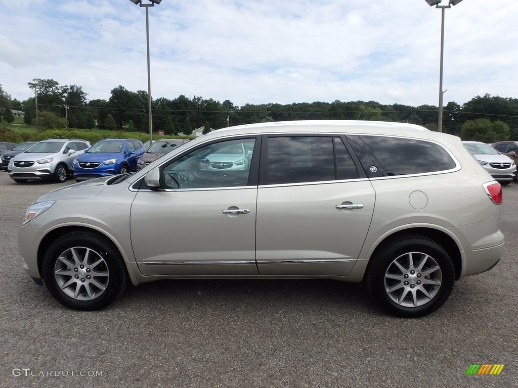 2017 Enclave Leather AWD - Sparkling Silver Metallic / Ebony/Ebony photo #12