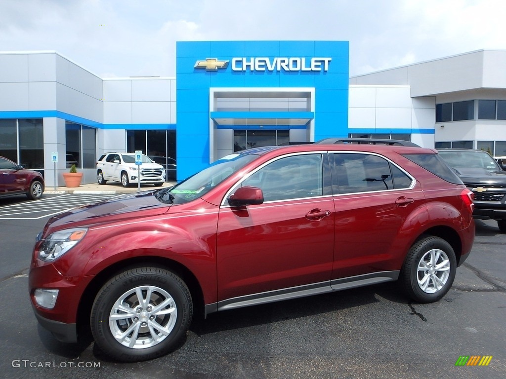 2016 Equinox LT AWD - Siren Red Tintcoat / Jet Black photo #1