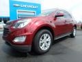 2016 Siren Red Tintcoat Chevrolet Equinox LT AWD  photo #2