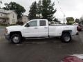 Summit White - Silverado 3500HD Work Truck Double Cab 4x4 Photo No. 4