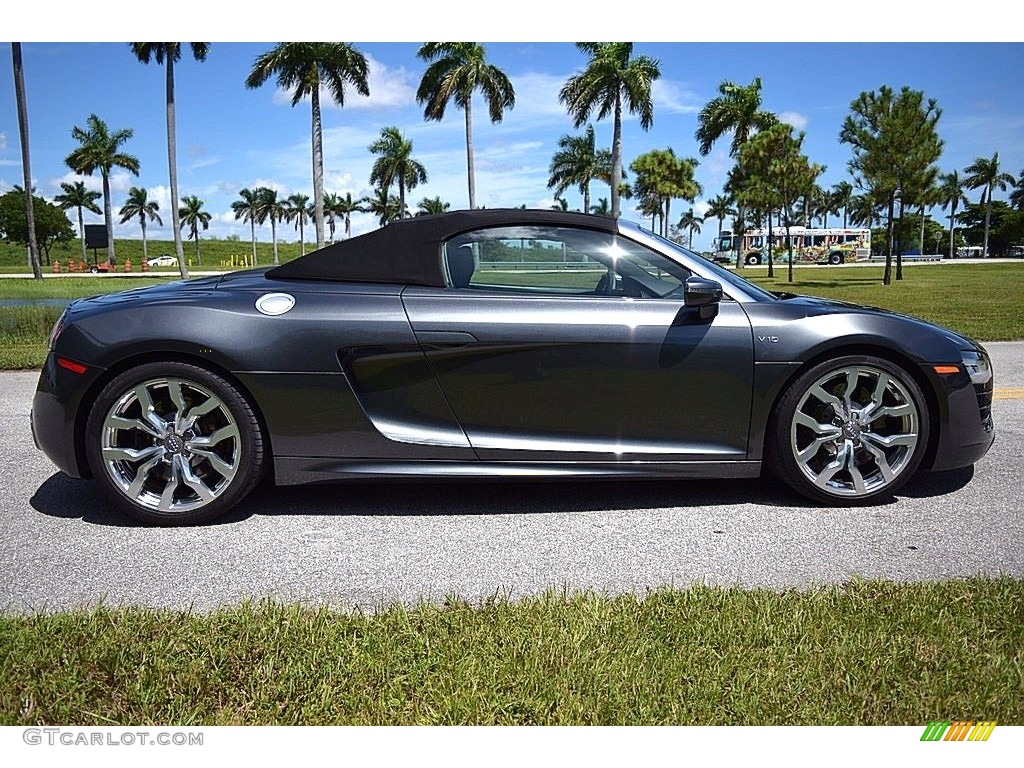Daytona Gray Pearl 2014 Audi R8 Spyder V10 Exterior Photo #122540898